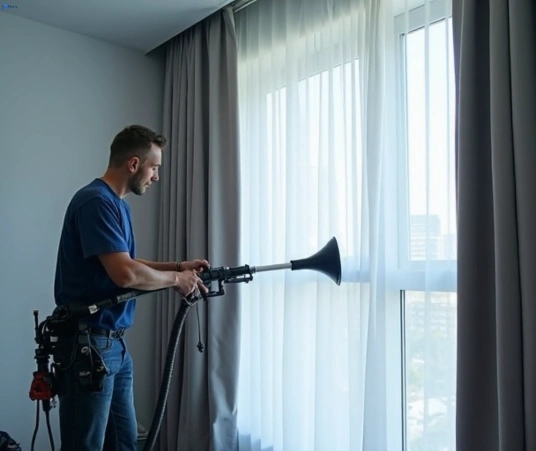 Professional drapes cleaning process tools Matty Curtain Cleaning glenwood-nsw