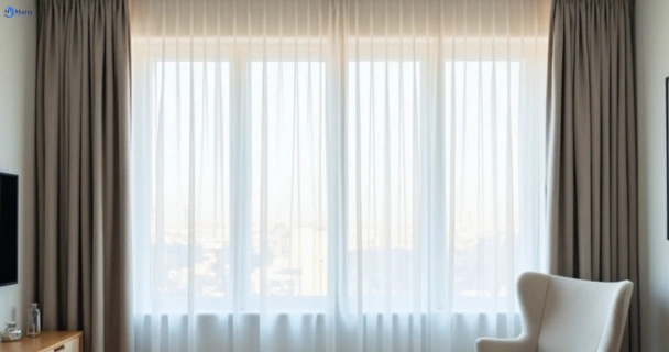 Restored vibrant drapes in glenwood-nsw QLD after Matty Curtain Cleaning
